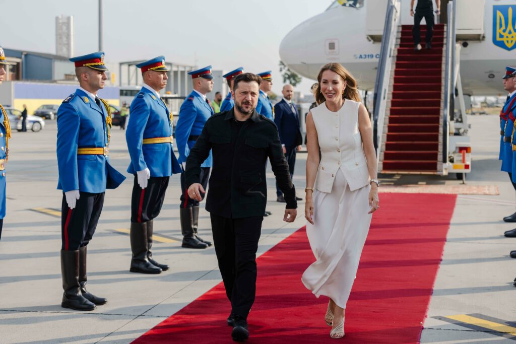 Beograd, 7.08.2026. - Ministarka rudarstva i energetike Dubravka Djedovic Handanovic docekala je danas na Aerodromu