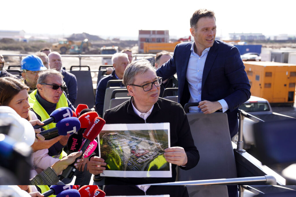 Aleksandar Vučić i Siniša Mali
