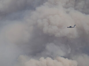 Ruski avion za gašenje požara Iljušin nad Deliblatskom peščarom