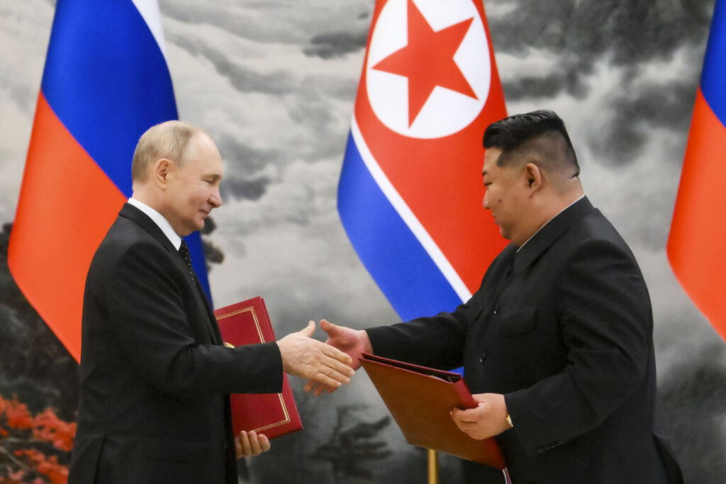 Kim Džong Un i Vladimir Putin