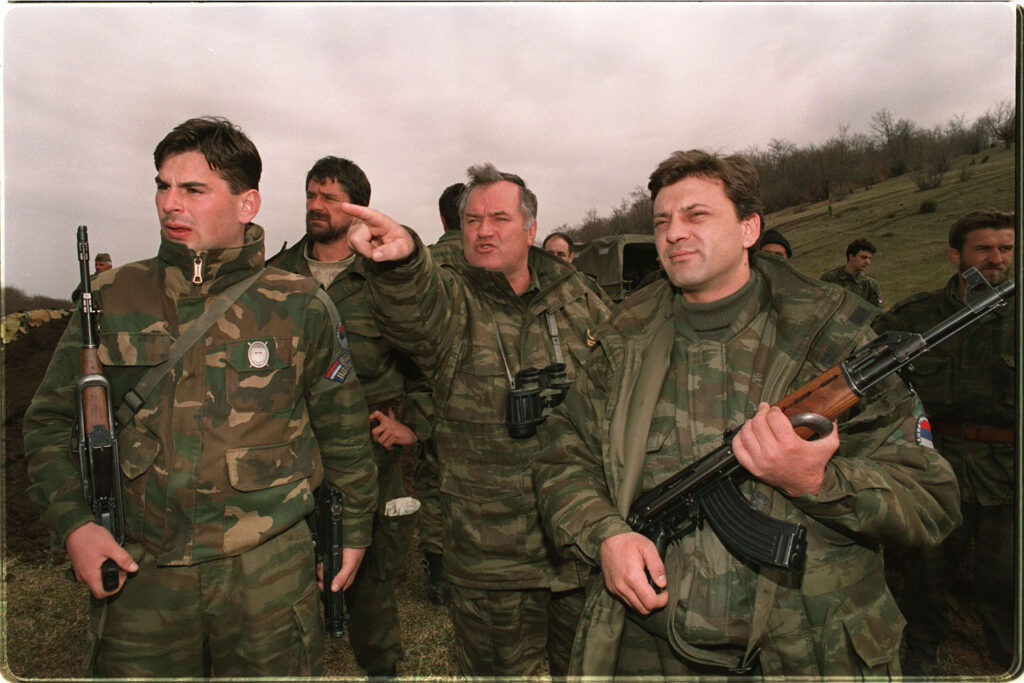 Ratko Mladić u Goraždu 1994. godine