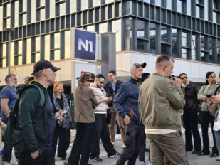Protest podrške redakciji N1