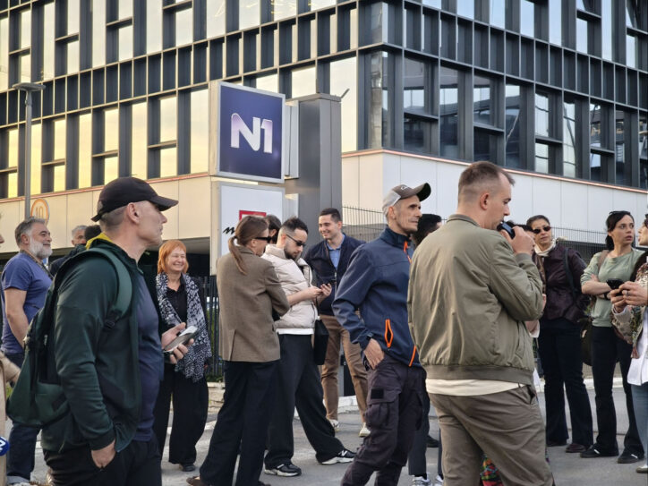 Protest podrške redakciji N1