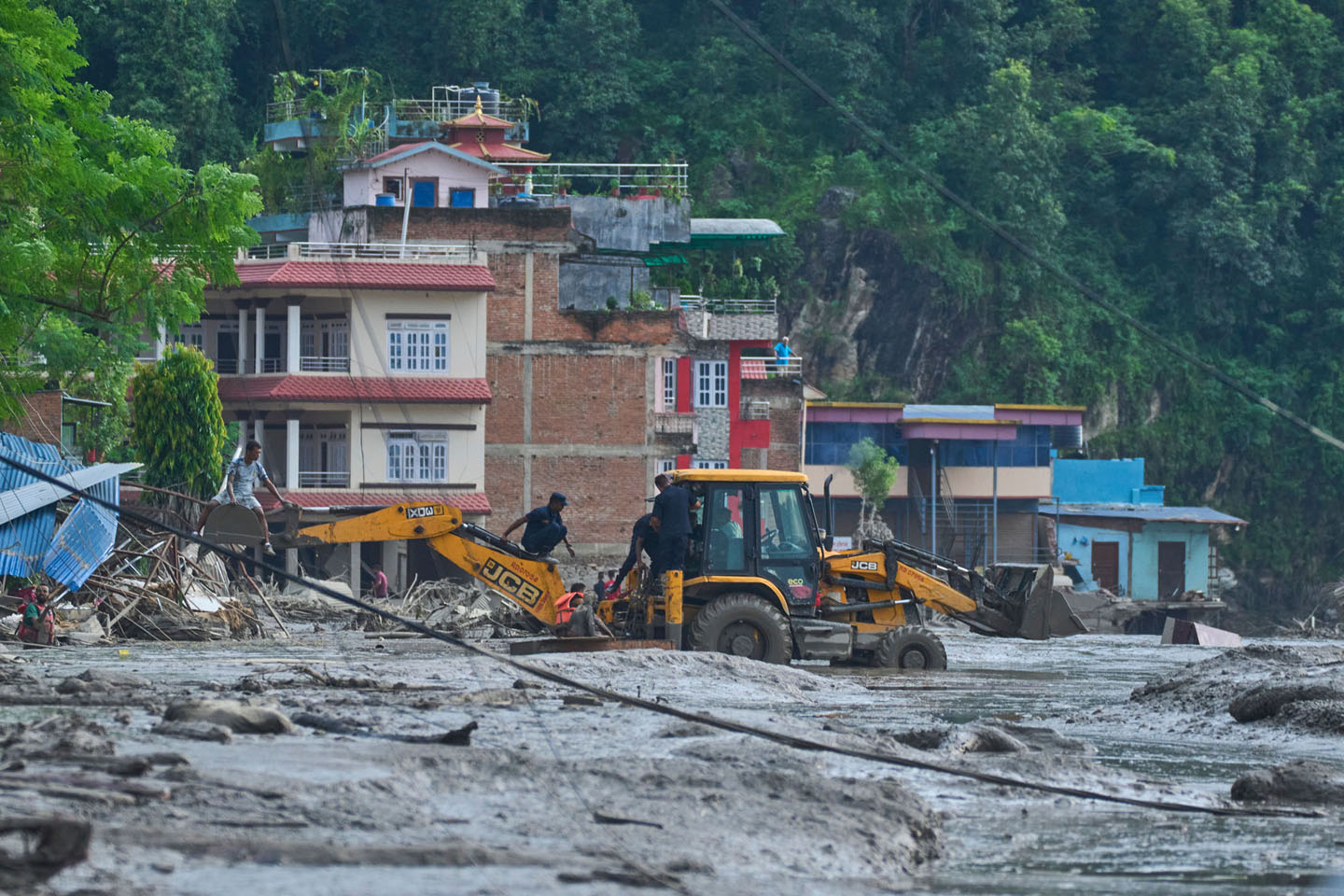 Nepal, Tibet, Poplave