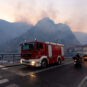 Požar u Omišu, u Hrvatskoj