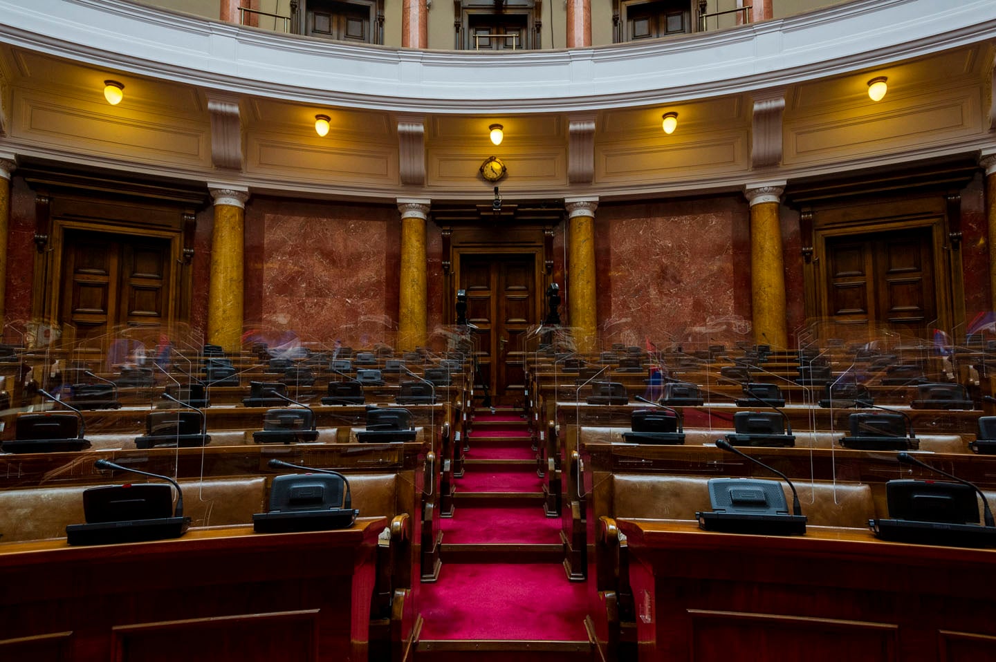 Prazna sala Narodne skupštine