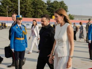 Dubravka Đedović Handanović i Volodimir Zelenski