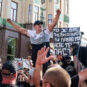 Protest navijača Partizana protiv uprave fudbalskog kluba 2024.