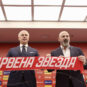 Zvezdan Terzić i Dejan Stanković drže šal na promociji u trenera