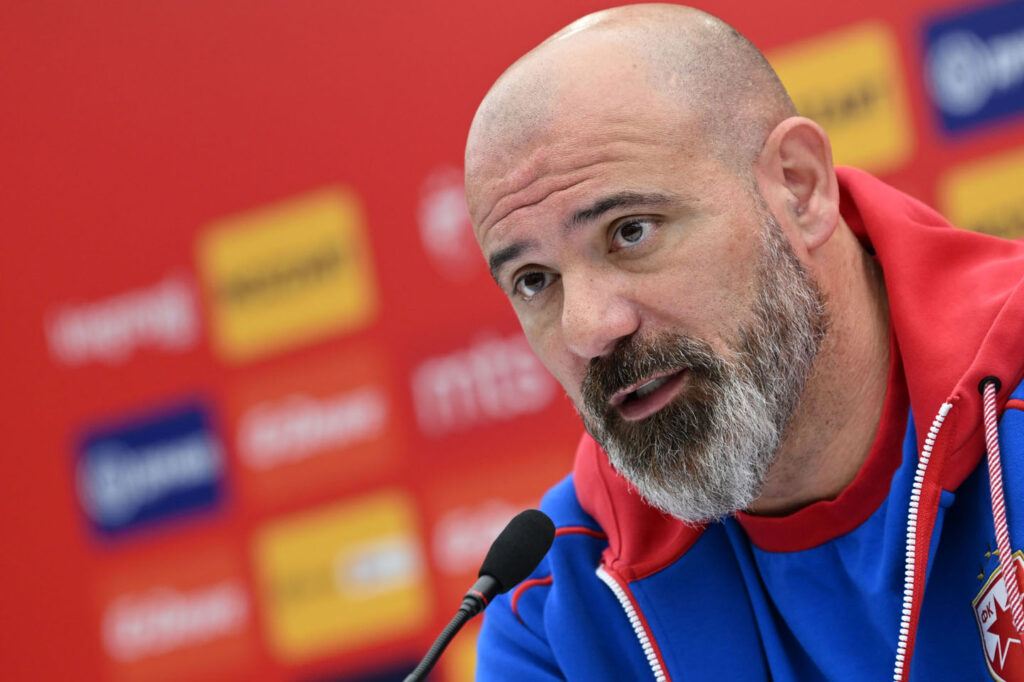 Dejan Stanković, trener Crvene zvezde na konferneciji za medije