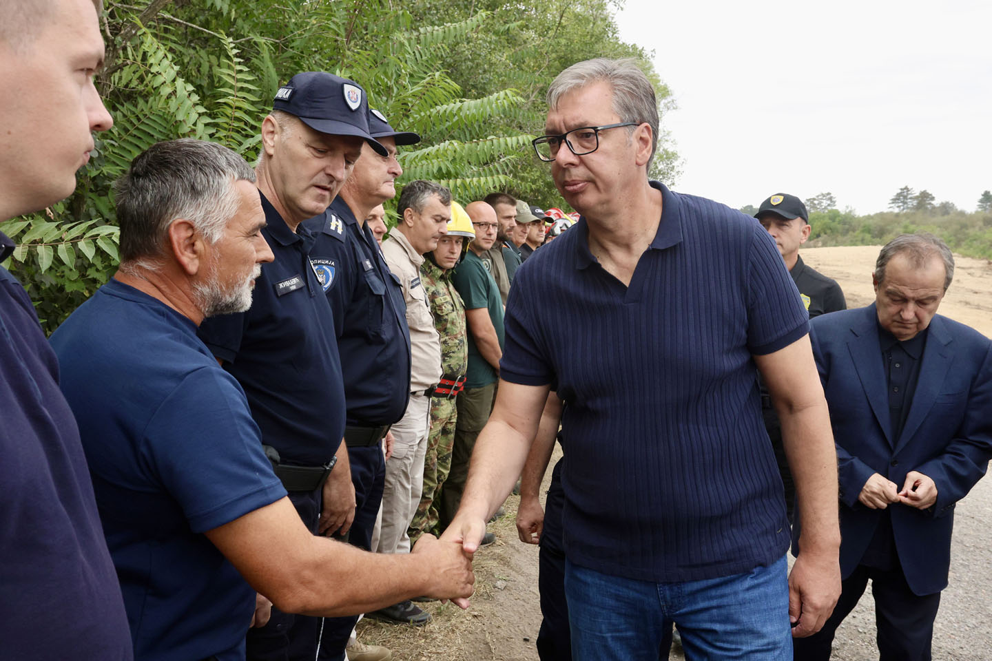 Aleksandar Vučić u Deliblatskoj peščari