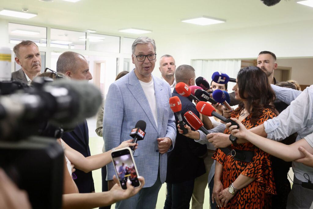 Predsednik Srbije Aleksandar Vučić i