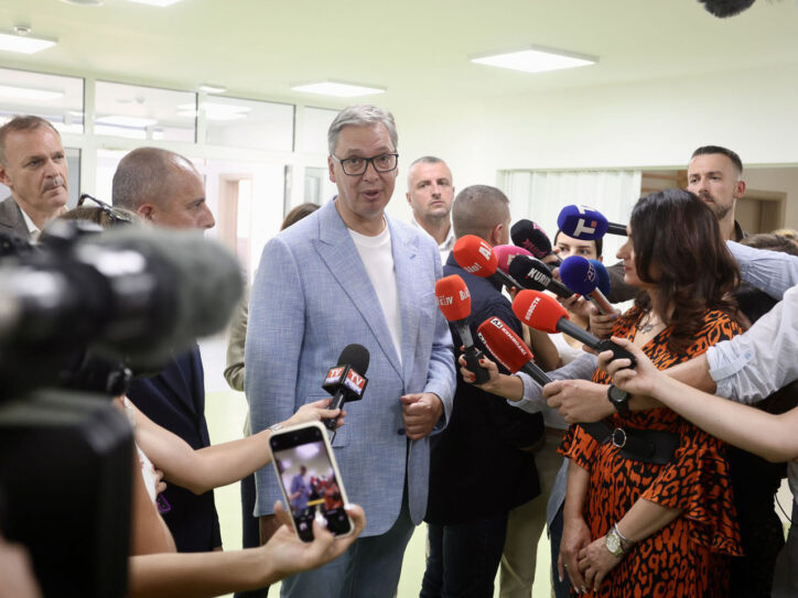Predsednik Srbije Aleksandar Vučić i
