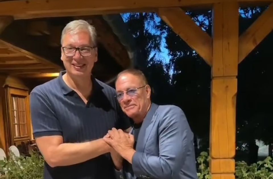 Vučić i Žan Klod van Dam