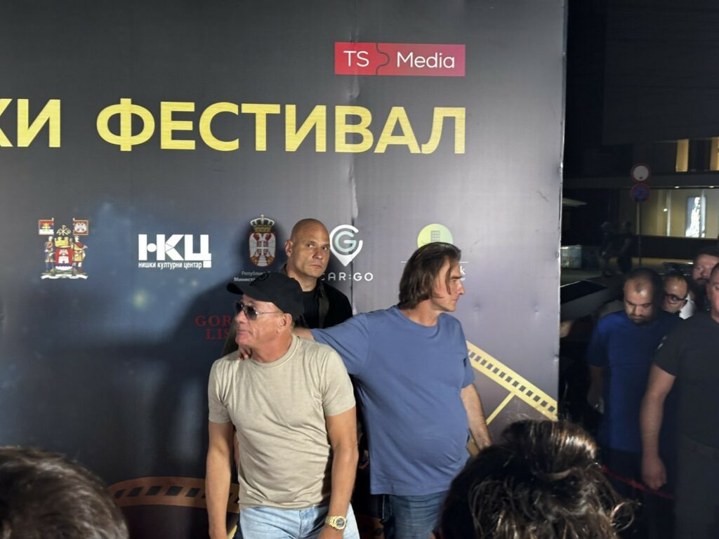 Željko Mitrović i Žan-Klod van Dam ulaze na festival