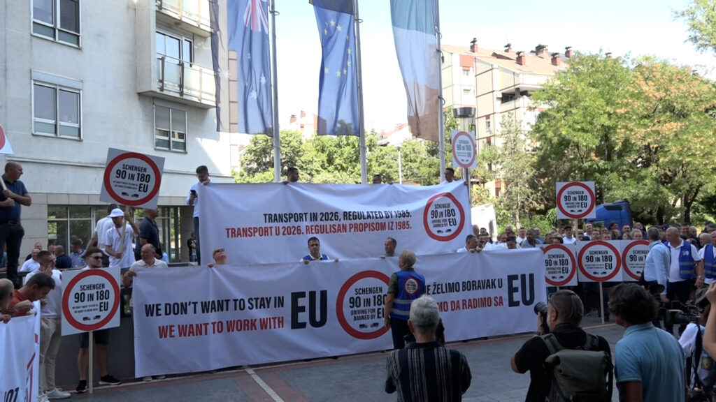 Protest vozača kamiona
