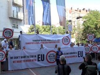 Protest vozača kamiona