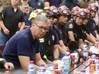 Aleksandar Vučić u Deliblatskoj peščari