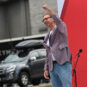 Predsednik Srbije Aleksandar Vučić na mitingu u Užicu