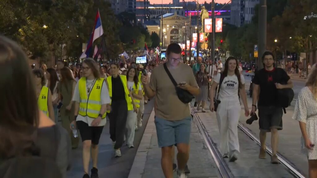 Studentski protest povodom 22 meseca od pada nadstrešnice