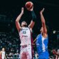 Marko Gudurić šutira preko ruke, Srbija - Italija, kvalifikacije za Svetsko prvenstvo u košarci