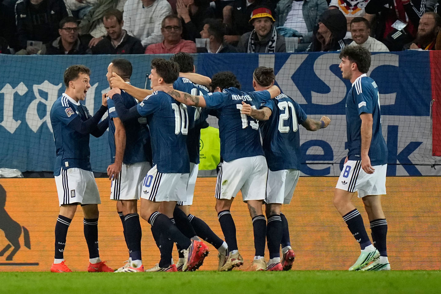 Reprezentacija Grčke protiv Nemačke, Liga nacija