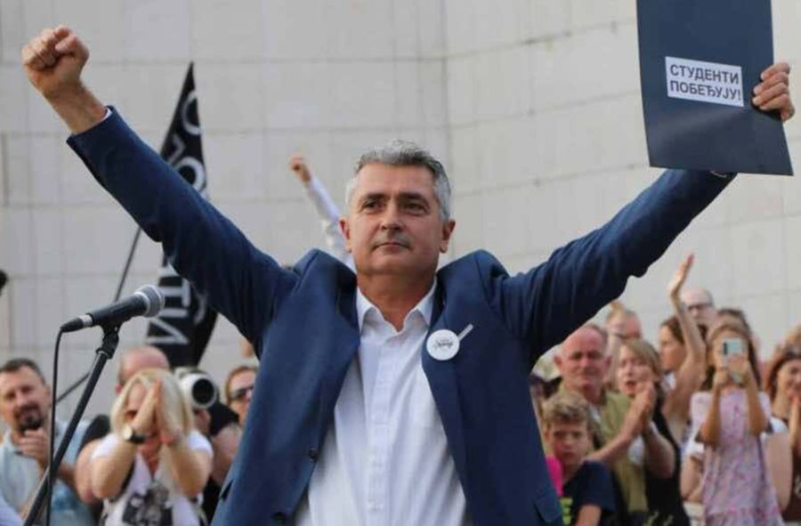 Ilija Srdanović na skupu u Novom Sadu