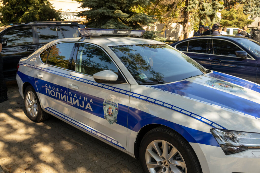 Policijski auto Škoda Oktavija