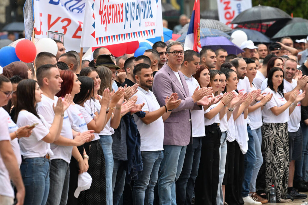 Aleksandar Vučić, miting, kampanja