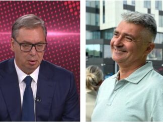 Aleksandar Vučić i Ilija Srdanović