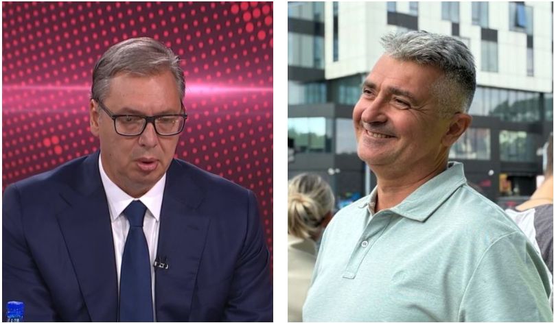 Aleksandar Vučić i Ilija Srdanović