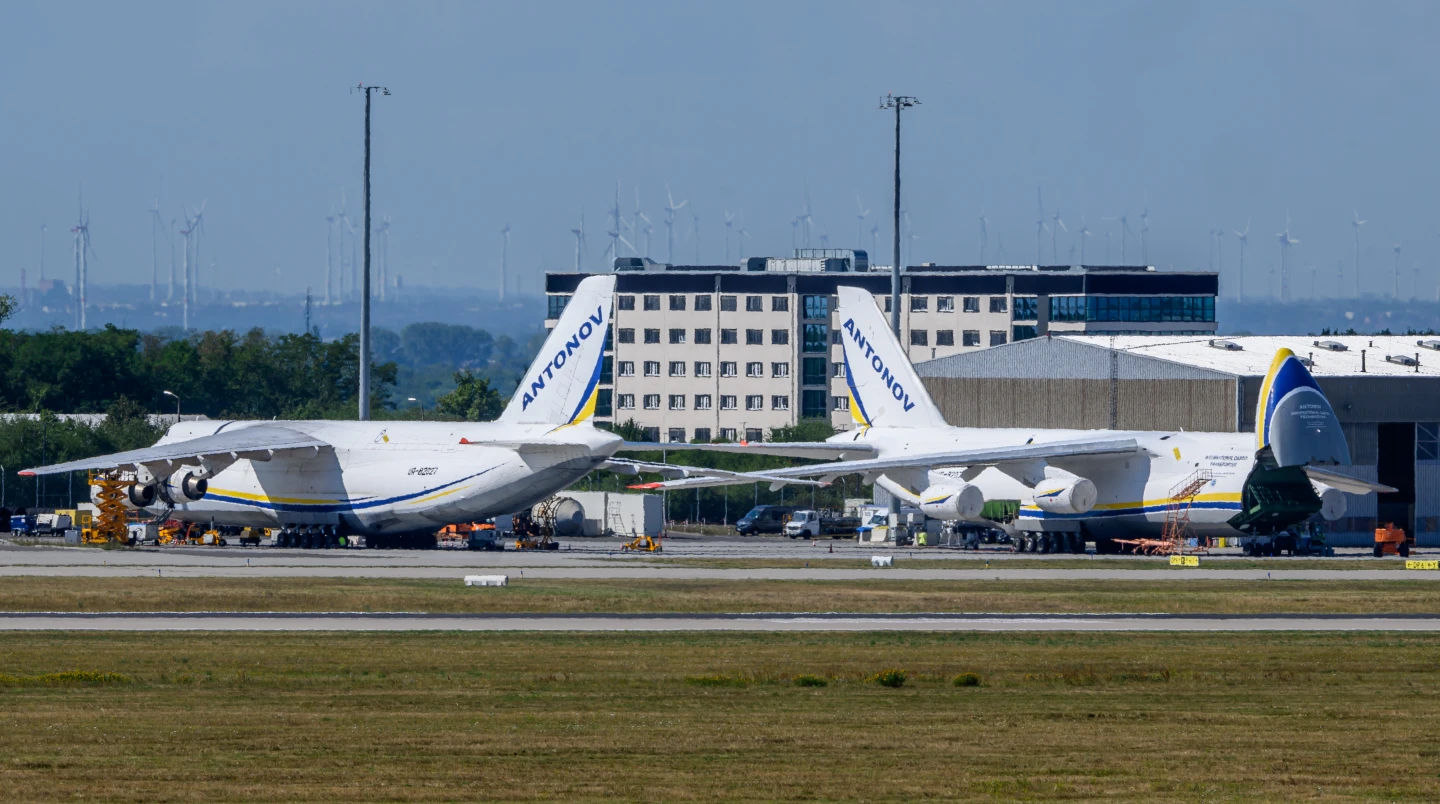 Ukrajinski avioni na aerodromu u Lajpcigu