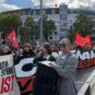 Protest učenika u Lajpcigu protiv obaveznog vojnog roka