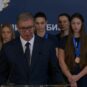 Odbojkašice na Vučićevom prijemu