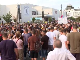 Početak studentske predizborne kampanje na skupu u Novom Sadu