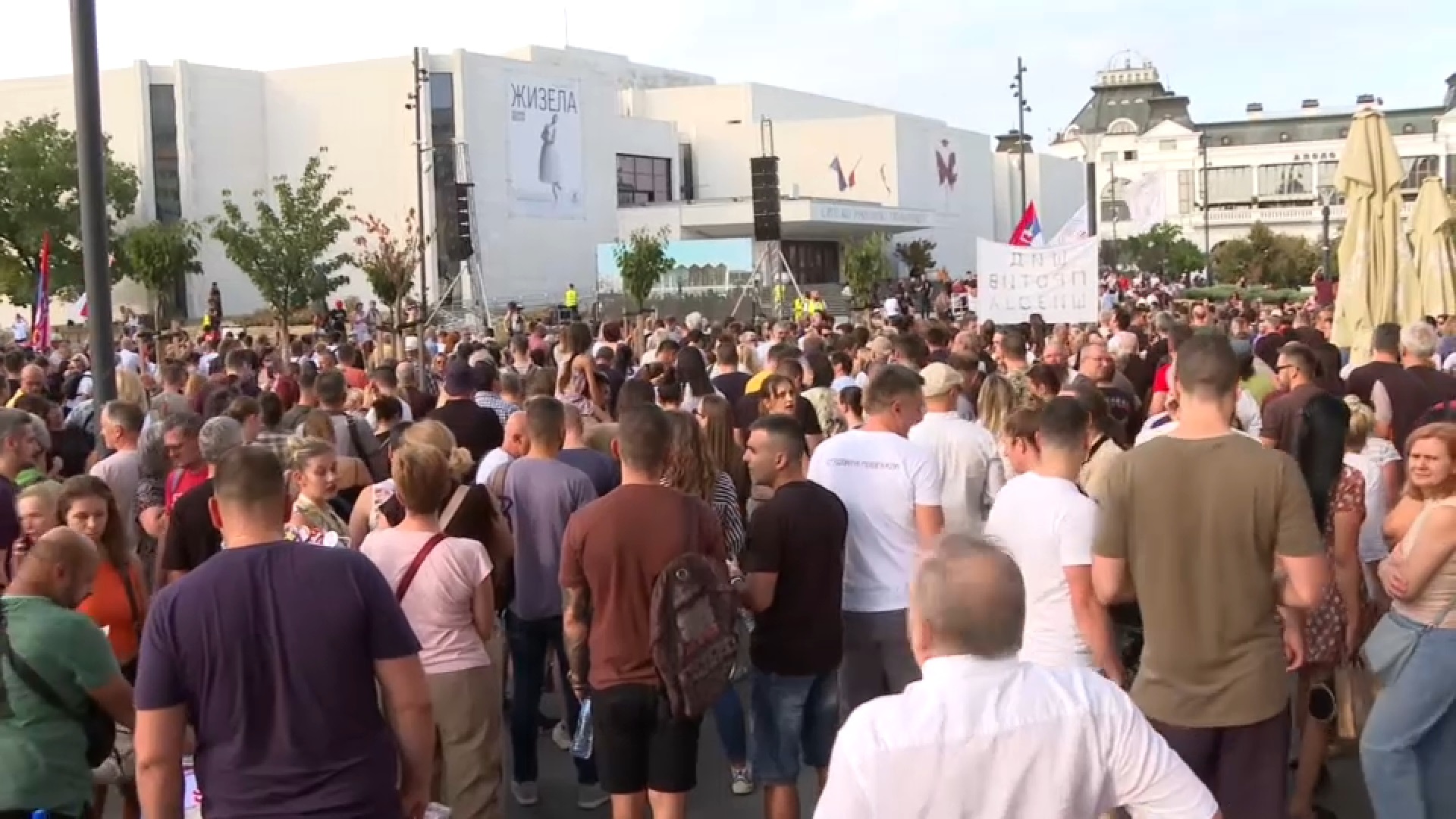 Početak studentske predizborne kampanje na skupu u Novom Sadu