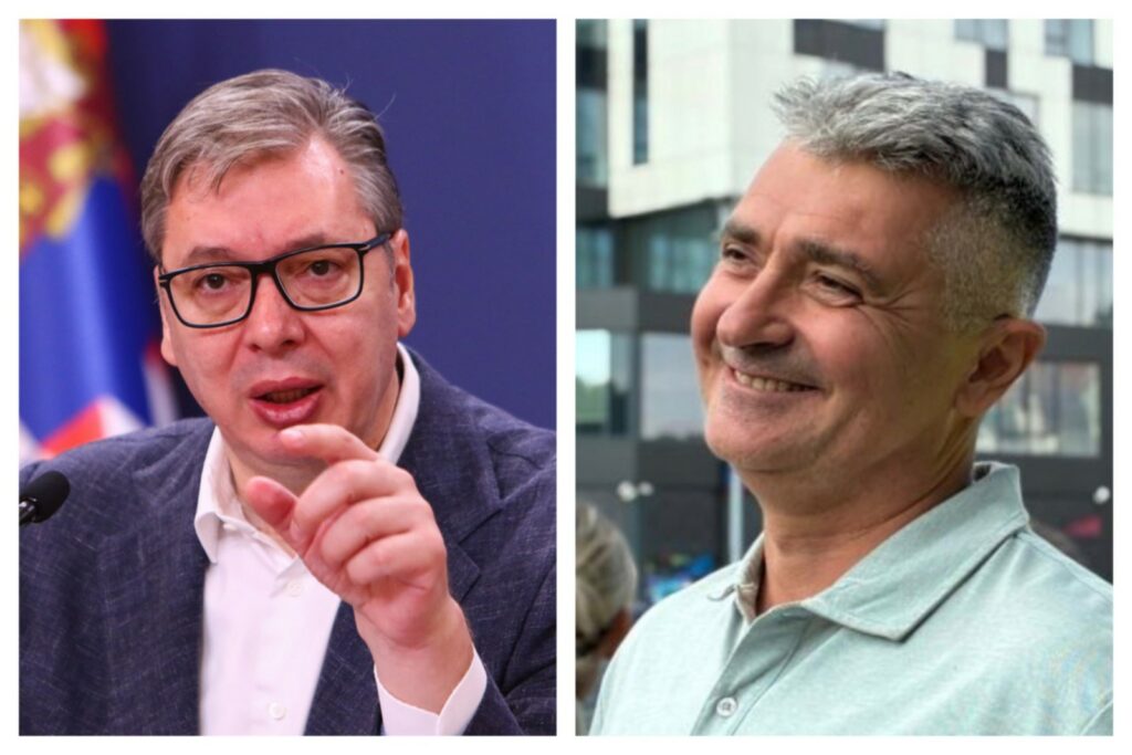 Aleksandar Vučić i Ilija Srdanović