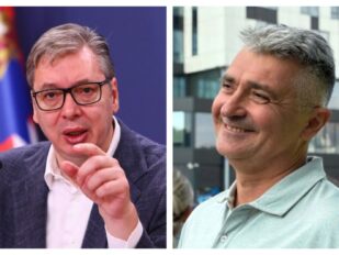 Aleksandar Vučić i Ilija Srdanović