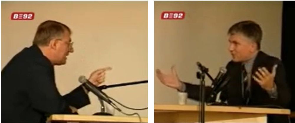 Vojislav Šešelj i Zoran Đinđić