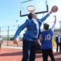 Aleksandar Vučić uspešno blokira šut jednog dečaka