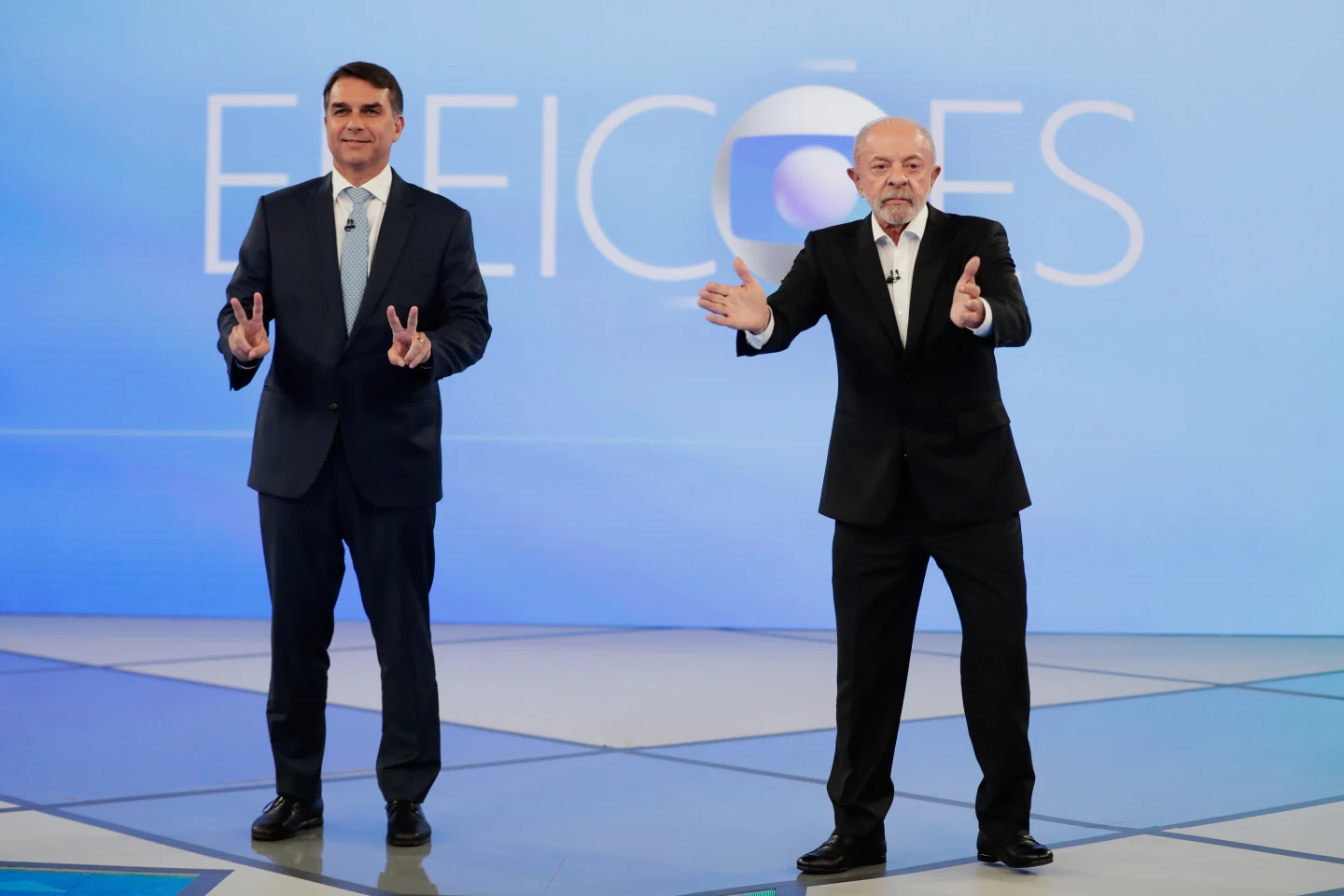Flavio Bolsonaro i Luiz Inasio Lula da Silva