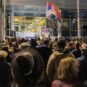 Protest ipred redakcije Nova.rs