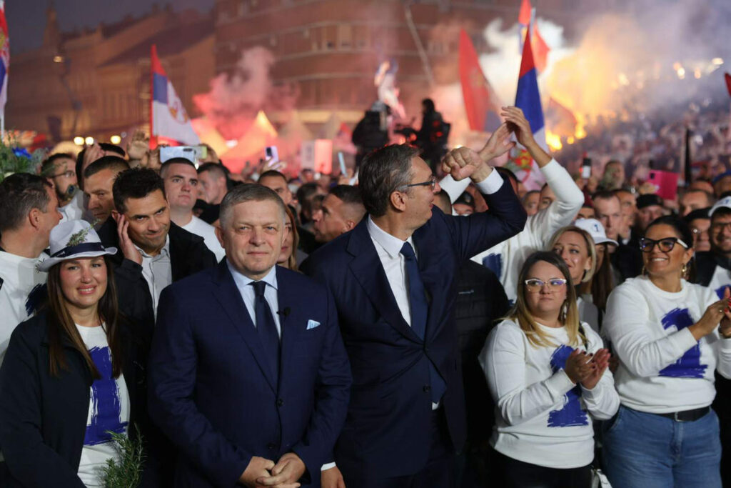 Aleksandar Vučić i Robert Fico