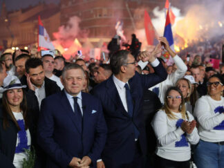 Aleksandar Vučić i Robert Fico