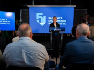 Aleksandra Krstić, svečano otvranje Radionice ekonomskog novinarstva 2026.