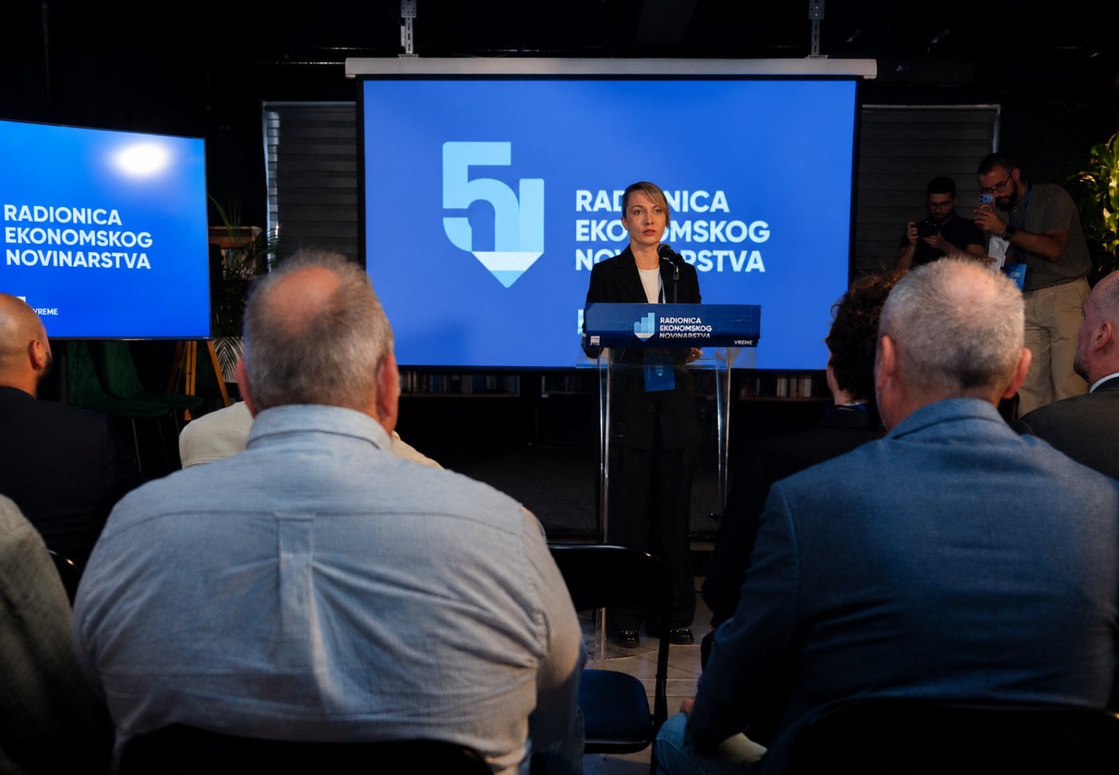 Aleksandra Krstić, svečano otvranje Radionice ekonomskog novinarstva 2026.