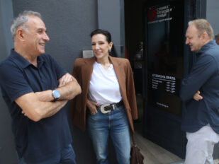 Zdravko Ponoš. Marinika Tepić, Dragan Đilas