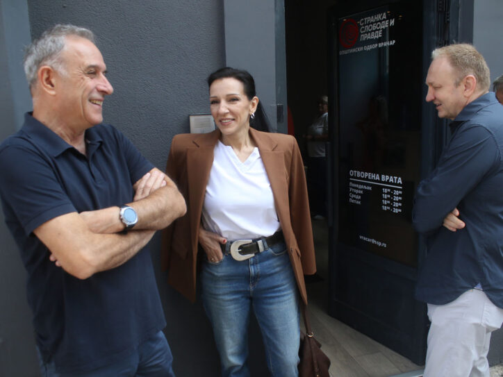 Zdravko Ponoš. Marinika Tepić, Dragan Đilas
