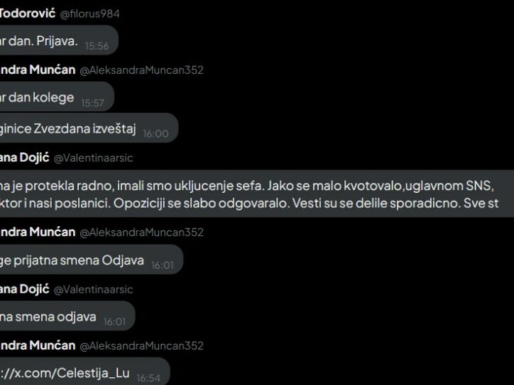 Isečak iz prepiske botova