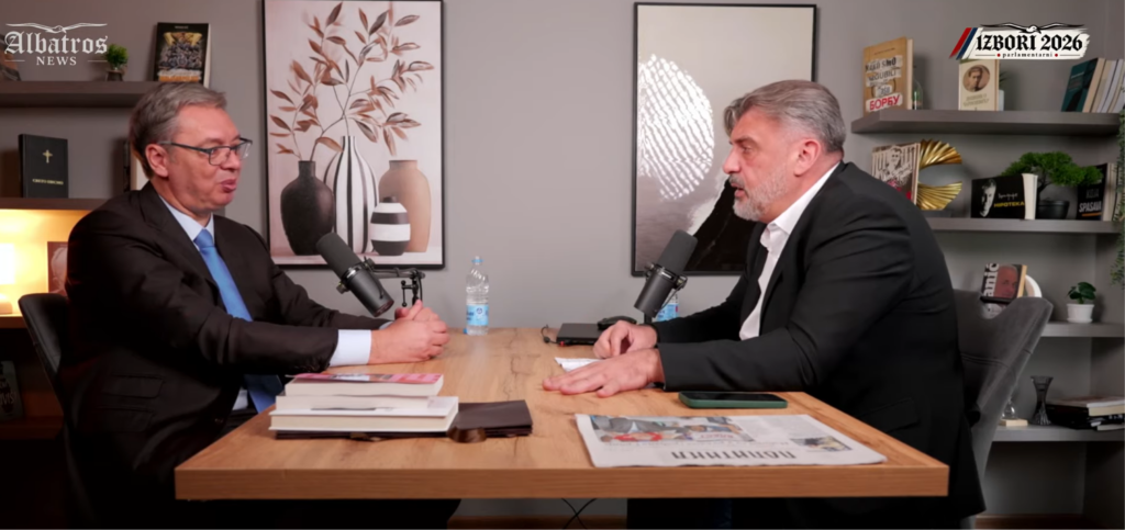 Aleksandar Vučić je gostovao u podkastu Albatros news